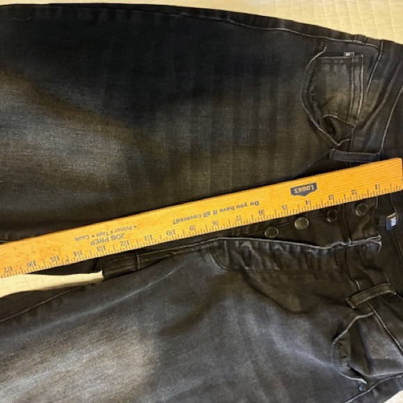 Judy Blue Black Flare Jeans with Frayed Hem - Picture 9 of 9